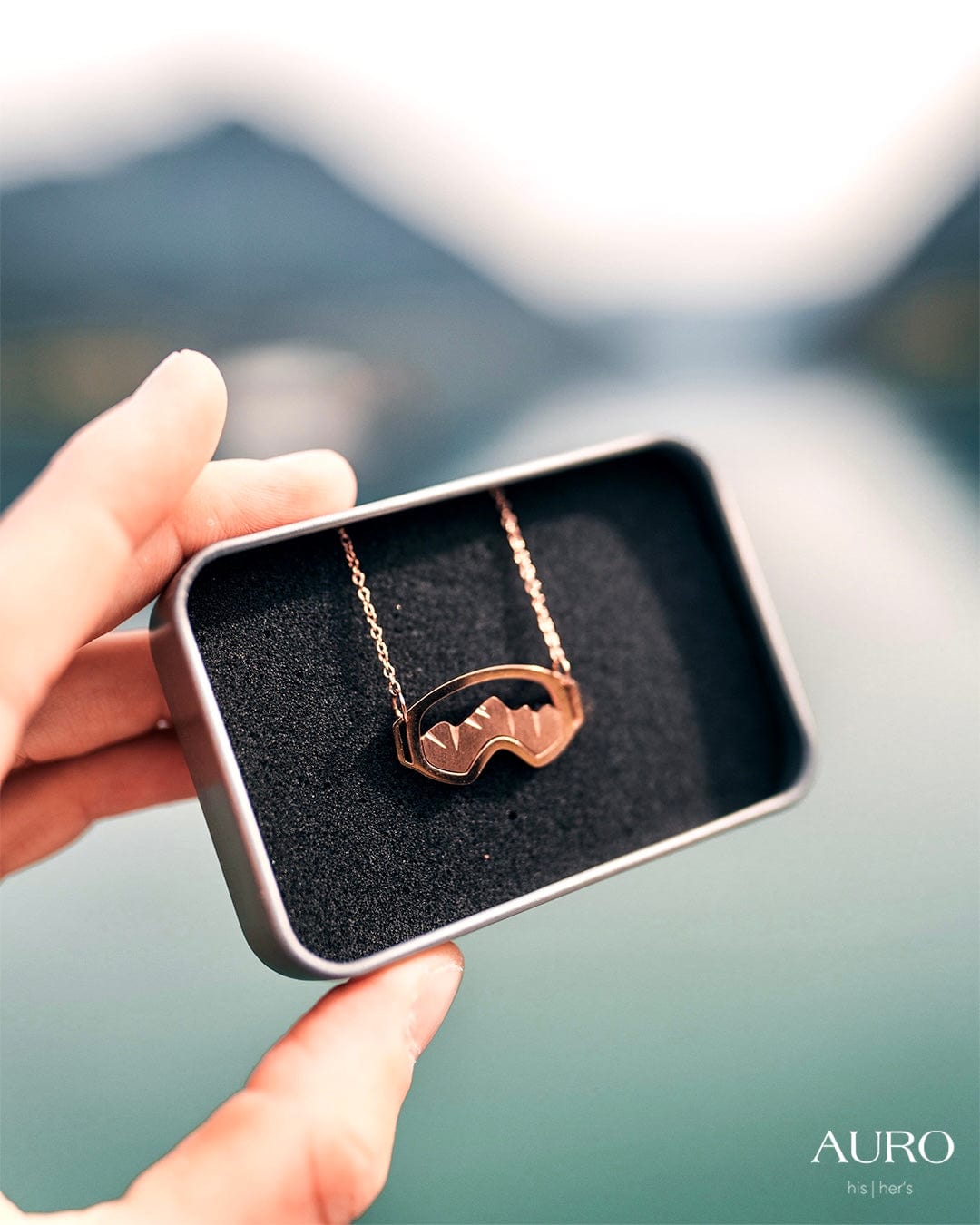 Aurostore Jewelry Ashley Kette Pendant Aurostore Jewelry The Goggle Ski Schmuck