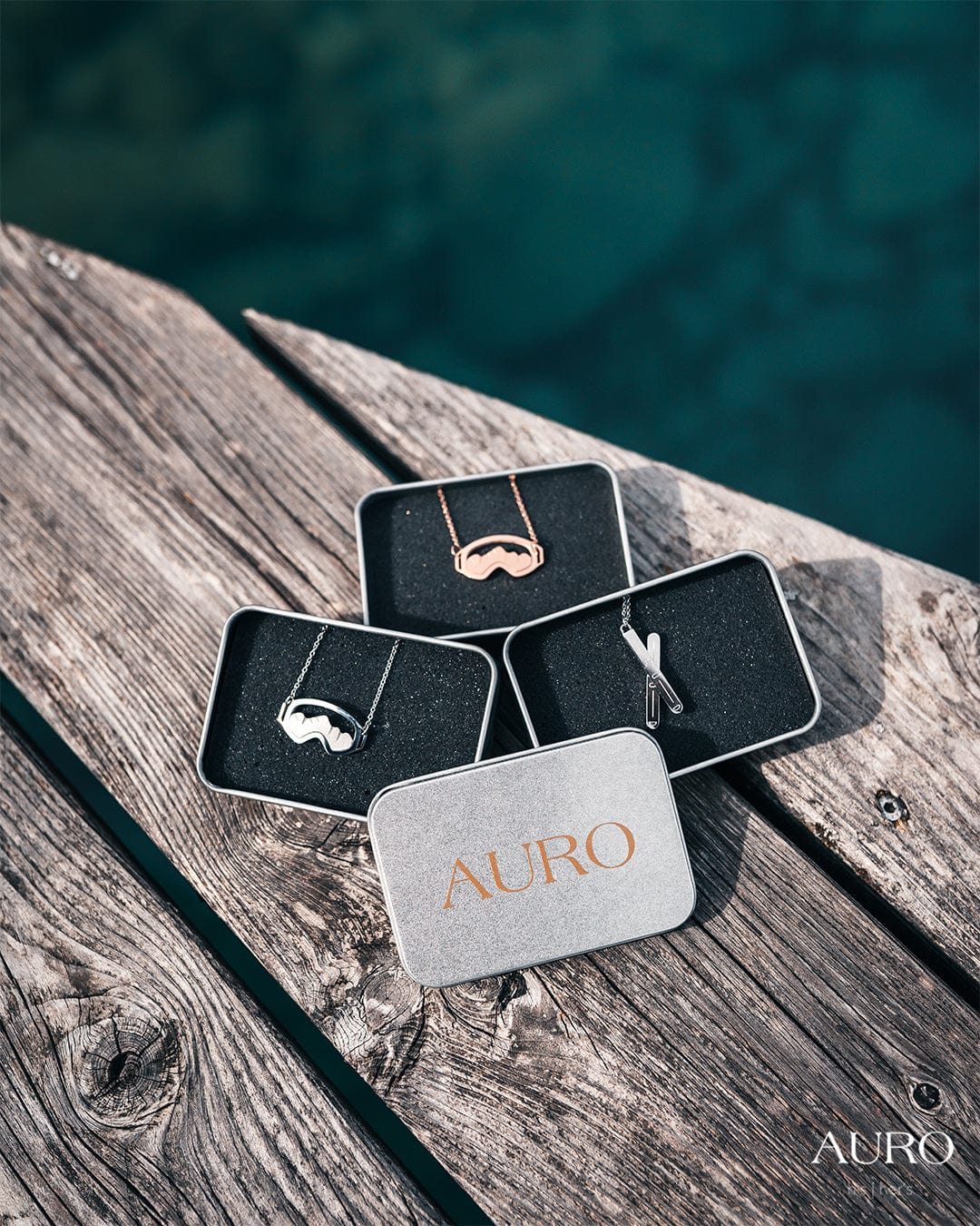 Aurostore Jewelry Ashley Kette Pendant Aurostore Jewelry The Goggle Ski Schmuck