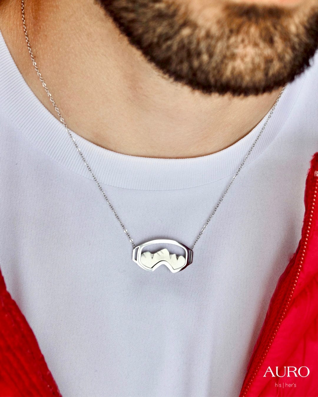Aurostore Jewelry Ashley Kette Pendant Aurostore Jewelry The Goggle Ski Schmuck