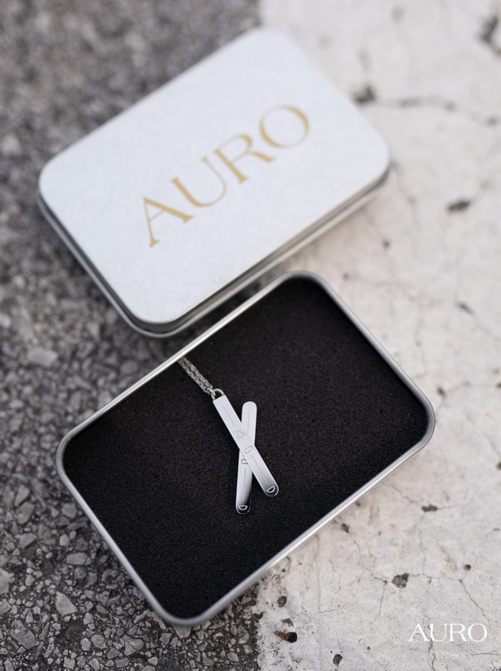 Aurostore Jewelry Ashley Kette Pendant Aurostore Jewelry The Goggle Ski Schmuck